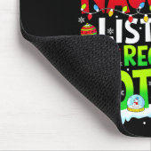 Funny On The List Of Naughty And I Regret Nothing  Mousepad (Ecke)