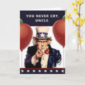 Funny Oncle Geburtstagskarten Karte (Gelbe Blume)