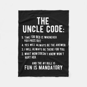 Funny Oncle Geschenke von Design T-Shirt Company U Fleecedecke