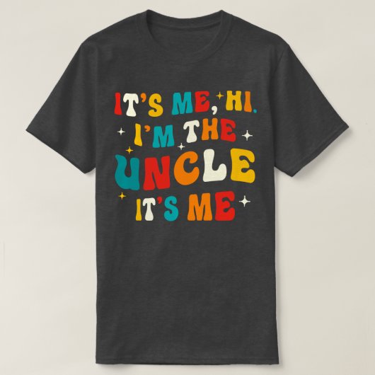 Funny Oncle gibt Coolen Onkel T-Shirt (Design vorne)