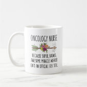 Funny Oncology Nurse Gift Tasse Cappella Santa Mar (Links)