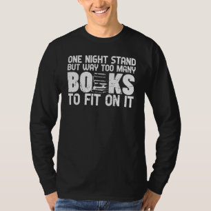 Funny One Night Stand Book Sarcaso T-Shirt
