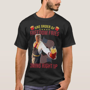 Funny one order of Freedom Fries kommt wieder auf T-Shirt