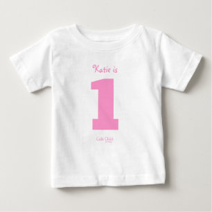 Funny One Year Old Baby Girl 1. Geburtstag Party Baby T-shirt