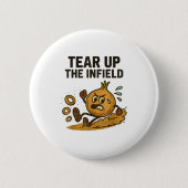 Funny Onion Rings Baseball Base Infield Glove Soft Button (Vorderseite)