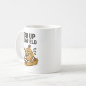 Funny Onion Rings Baseball Base Infield Glove Soft Kaffeetasse (Vorderseite Links)