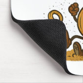 Funny Onion Rings Baseball Base Infield Glove Soft Mousepad (Ecke)