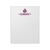 Funny Onions Notizblock (Rotiert)