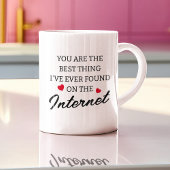 Funny Online Verabred Valentines Kaffeetasse