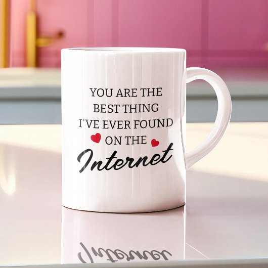 Funny Online Verabred Valentines Kaffeetasse