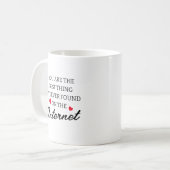 Funny Online Verabred Valentines Kaffeetasse (Vorderseite Links)
