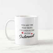 Funny Online Verabred Valentines Kaffeetasse (Links)