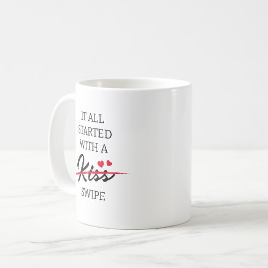 Funny Online Verabredet Kaffeetasse (Vorderseite Links)
