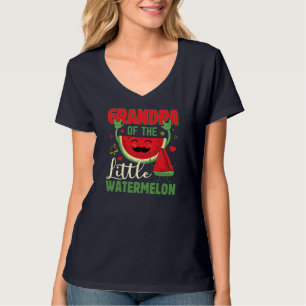 Funny Opa der Kleine Wassermelone Tropisch für Fis T-Shirt