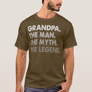 Funny Opa Der Mythos lebe Vater's Day Gif T-Shirt