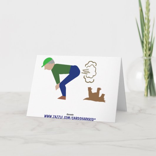 Funny Opa Karte (Rückseite)