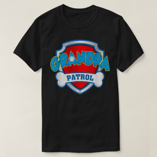 Funny Opa Patrol Hund Mama T-Shirt (Design vorne)