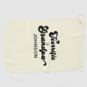 Funny Opa Vathers Tagesgeschenk für Großvater Golfhandtuch (Horizontal)