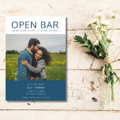 Funny Open Bar Foto Hochzeit Speichern Sie das Dat Save The Date