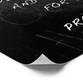 Funny Open Bar Wedding-Zeichen | Chalkboard-Stil Poster (Ecke)