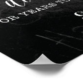 Funny Open Bar Wedding-Zeichen | Personalisierte N Poster (Ecke)