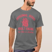 Funny Open Heart Bypass Operation Erholung erhalte T-Shirt (Vorderseite)