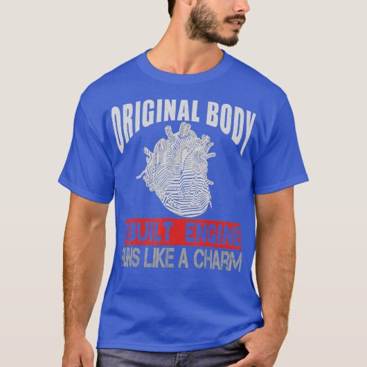 Funny Open Heart Bypass Operation Erholung erhalte T-Shirt (Vorderseite)