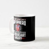 Funny Open Heart Operation Erholung Kaffeetasse (Vorderseite Links)