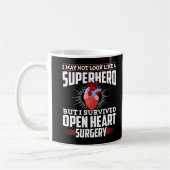Funny Open Heart Operation Erholung Kaffeetasse (Links)
