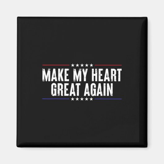 Funny Open Heart Operation Erholung machen My Hear Magnet (Vorne)