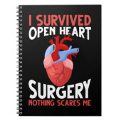 Funny Open Heart Operation Erholung Notizblock (Vorderseite)