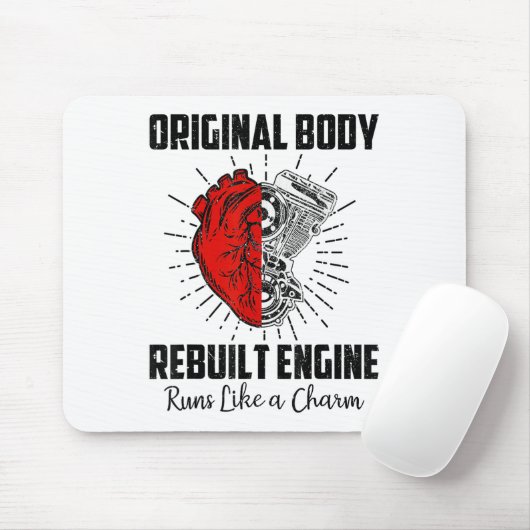 Funny Open Heart Operation Erholung Survivor Gesch Mousepad (Mit Mouse)