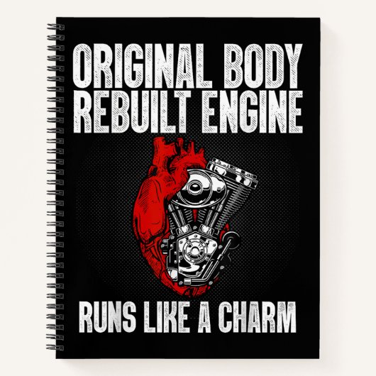 Funny Open Heart Operation Erholung Survivor Gesch Notizblock (Vorderseite)