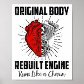 Funny Open Heart Operation Erholung Survivor Gesch Poster (Vorne)