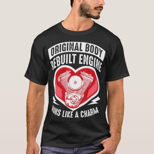 Funny Open Heart Operation Geschenk Erholung Patie T-Shirt (Vorderseite)