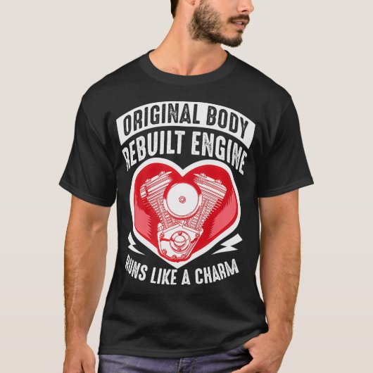 Funny Open Heart Operation Geschenk Erholung Patie T-Shirt (Vorderseite)