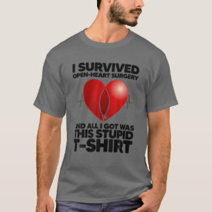 Funny Open Heart Operation Kunst für Männer Frau T-Shirt