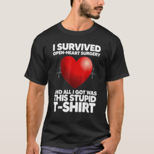 Funny Open Heart Operation Kunst für Männer Frauen T-Shirt