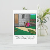 Funny Open House/New Zuhause Einladungen (Stehend Vorderseite)