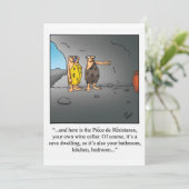 Funny Open House/New Zuhause Einladungen (Stehend Vorderseite)