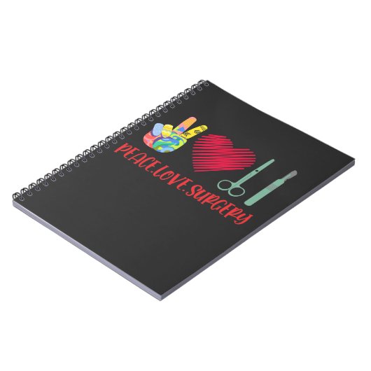 Funny Operation Chirurgischer Techniker Medizin Notizblock (Linke Seite)