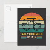 Funny Ophthalmology Augenarzt Postkarte (Vorne/Hinten)