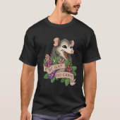 Funny Opossum Be Gay Do Crime Regenbogen Lgbtq Sto T-Shirt (Vorderseite)