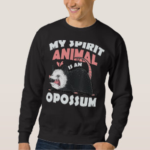 Funny Opossum für Männer Frauen Coolen Possum Spir Sweatshirt