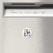 Funny Opossum Sticker | Cute Screaming Possum Magnet (In Situ (Geschirrspüler))