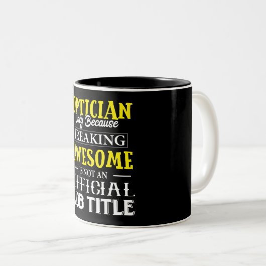 Funny Optician Tasse (VorderseiteRechts)