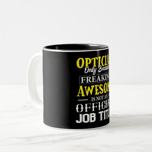 Funny Optician Tasse (Vorderseite Links)