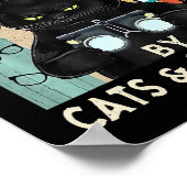 Funny Optometrie leicht von Katzen & Glasse abgele Poster (Ecke)