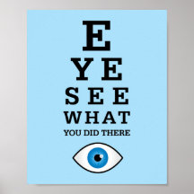 Funny Optometrie Pun Eye Sehen