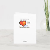 Funny Optometrist and Potatoe Grußkarte Karte (Rückseite)